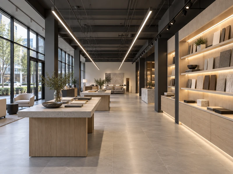 Commercial LED lighting for retail stores offices and showroom spaces