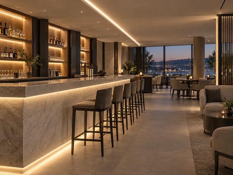 Hospitality LED lighting for hotels restaurants bars and interior spaces