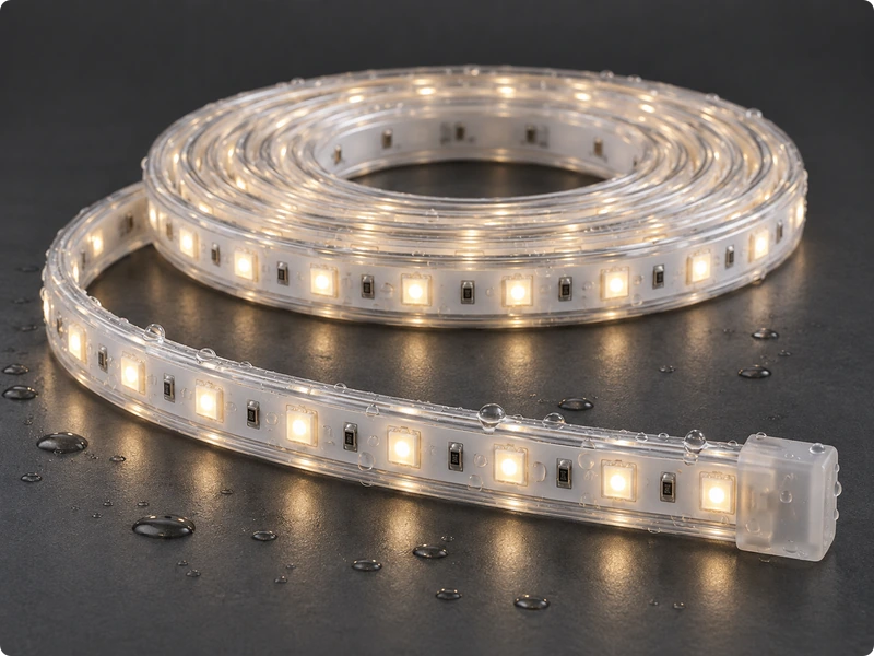 Waterproof LED strip lights for outdoor and commercial applications