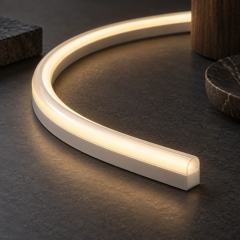 10mm Semi-Round Clear COB LED Neon Flex - main product image