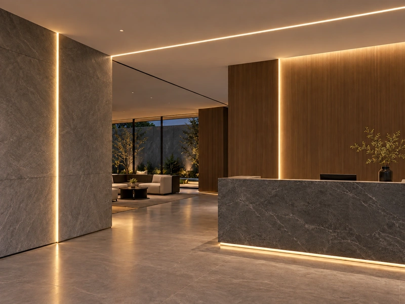 10mm Square Ultra-Slim COB LED Neon Flex - Architectural Coves
