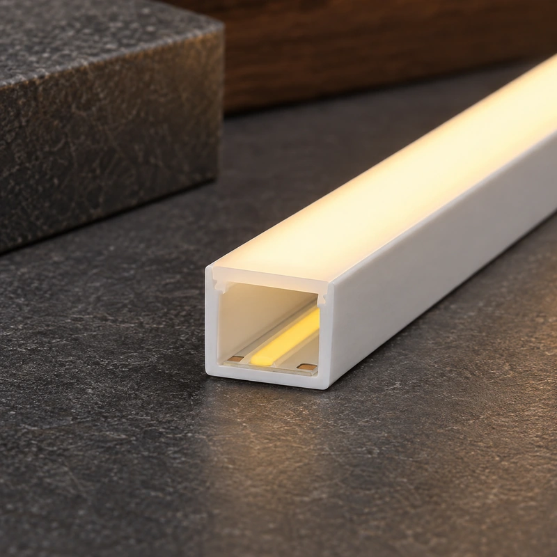 Square Ultra-Slim Neon Profile - detail