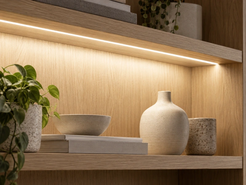 2.7mm 5V Ultra-Slim COB LED Strip - Furniture Details