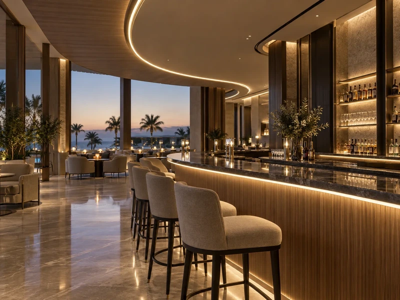 220V High-Voltage COB LED Neon Flex - Hospitality Exteriors