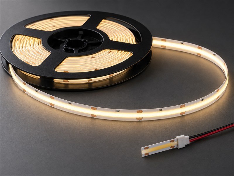 480 LEDs/m COB LED strip for commercial lighting