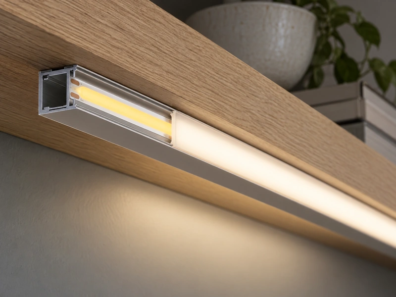 480 LEDs/m COB LED Strip - Aluminum Profile Lighting