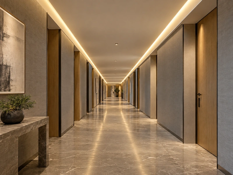 48V 30m Long Run COB LED Strip - Commercial Corridors