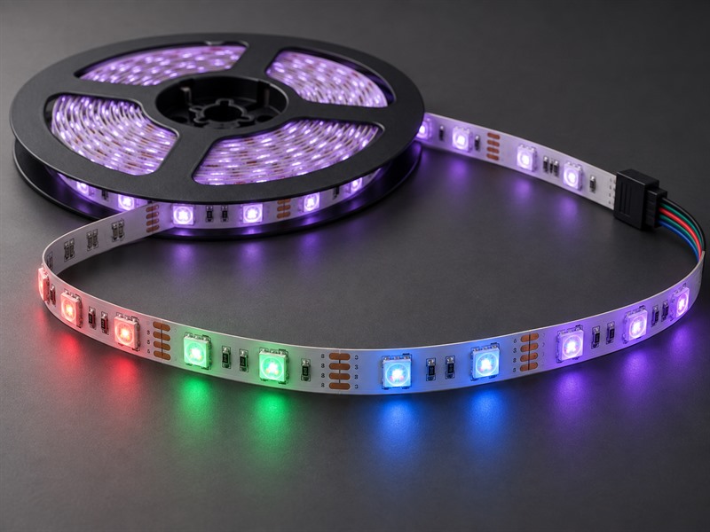 5050 RGB SMD LED strip for color lighting