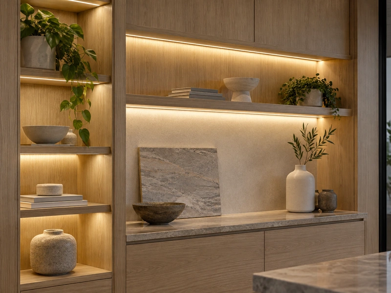 528 LEDs/m Free-Cut COB LED Strip - Cabinet Lighting