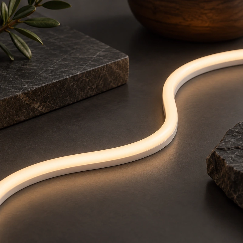 5mm Hemispherical Milky COB LED Neon Flex - main product image