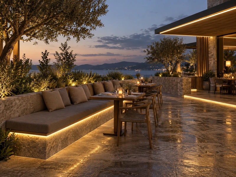 8mm IP68 Square Ultra-Slim Solid LED Neon Flex - Hospitality Exteriors