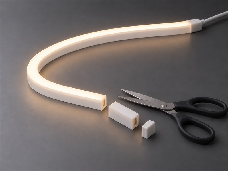 Free-cut LED Neon Flex for custom lighting projects