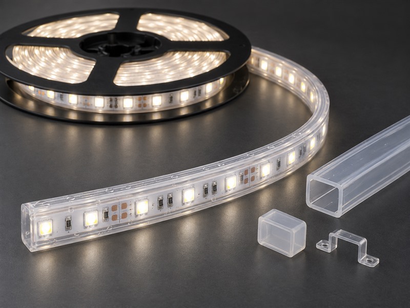 Waterproof RGB LED strip for outdoor color lighting
